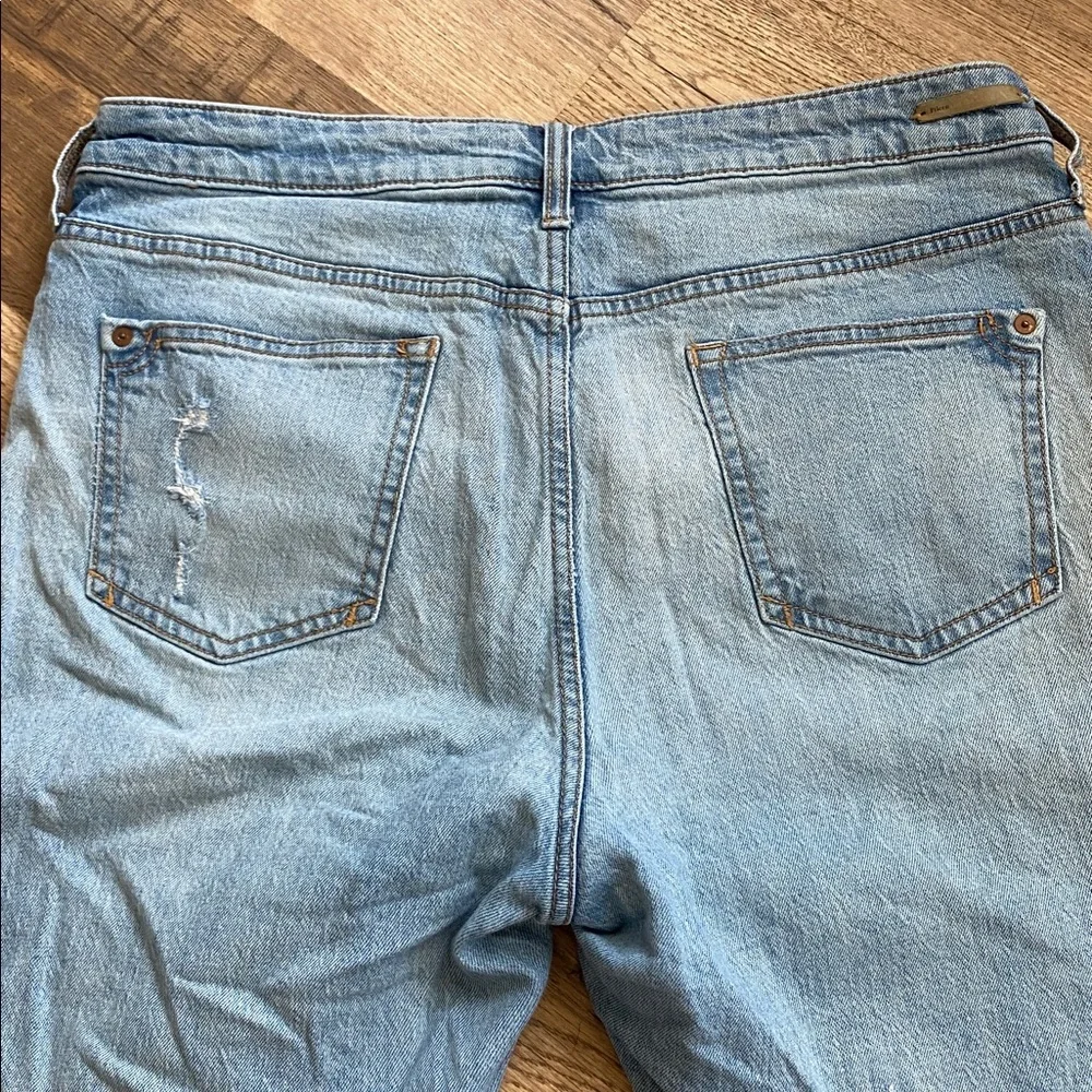 Pilcro and the Letterpress Wide Leg Cropped Ankle Jeans Womens 31